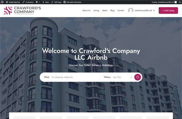 Real Estate One Website