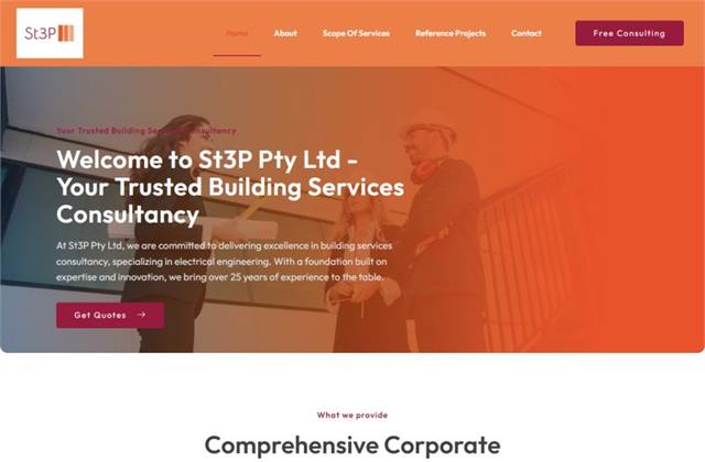 STP3 Austria construction consulting website